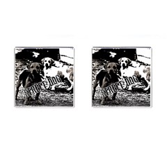 Street Dogs Cufflinks (square) by Valentinaart