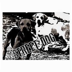 Street dogs Large Glasses Cloth (2-Side)