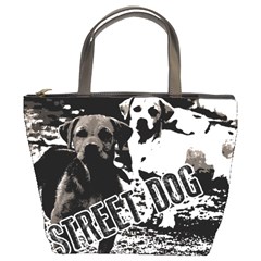 Street dogs Bucket Bags