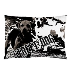 Street Dogs Pillow Case by Valentinaart