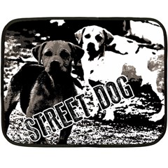 Street dogs Fleece Blanket (Mini)