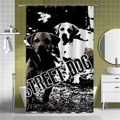 Street dogs Shower Curtain 48  x 72  (Small) 