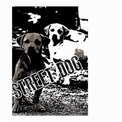 Street dogs Small Garden Flag (Two Sides)