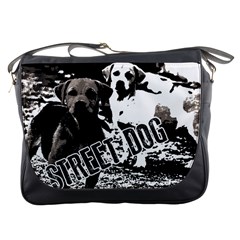 Street Dogs Messenger Bags by Valentinaart