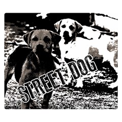 Street dogs Double Sided Flano Blanket (Small) 