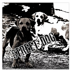 Street dogs Large Satin Scarf (Square)