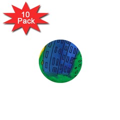 City 1  Mini Buttons (10 Pack) 