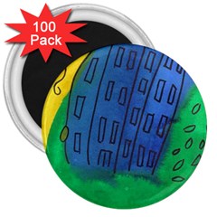 City 3  Magnets (100 Pack)