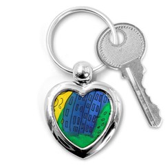 City Key Chains (heart)  by snowwhitegirl