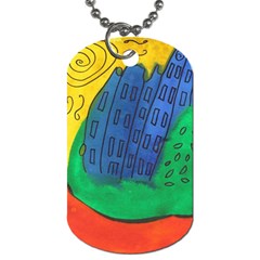 City Dog Tag (one Side)