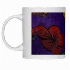 Flowers White Mugs