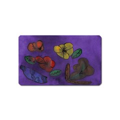 Flowers Magnet (name Card) by snowwhitegirl