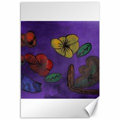 Flowers Canvas 12  X 18   by snowwhitegirl