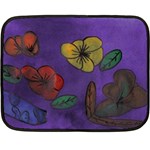 Flowers Double Sided Fleece Blanket (Mini)  35 x27  Blanket Front