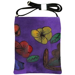 Flowers Shoulder Sling Bags by snowwhitegirl