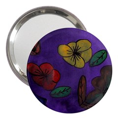 Flowers 3  Handbag Mirrors