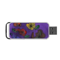 Flowers Portable Usb Flash (two Sides) by snowwhitegirl