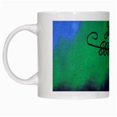 Smiling Mountain White Mugs by snowwhitegirl