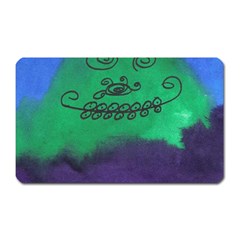 Smiling Mountain Magnet (rectangular) by snowwhitegirl