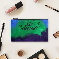 Smiling Mountain Cosmetic Bag (small)  by snowwhitegirl