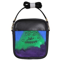 Smiling Mountain Girls Sling Bags by snowwhitegirl