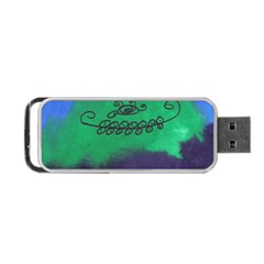 Smiling Mountain Portable Usb Flash (two Sides) by snowwhitegirl