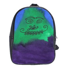 Smiling Mountain School Bag (xl) by snowwhitegirl