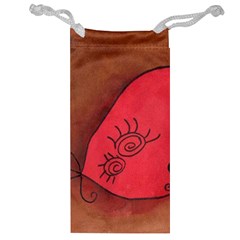 Red Worm Jewelry Bag by snowwhitegirl