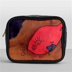 Red Worm Mini Toiletries Bags Front