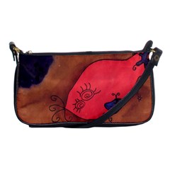 Red Worm Shoulder Clutch Bags by snowwhitegirl