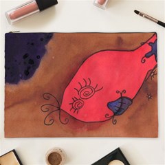 Red Worm Cosmetic Bag (xxl)  by snowwhitegirl