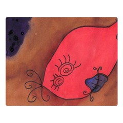 Red Worm Double Sided Flano Blanket (large)  by snowwhitegirl