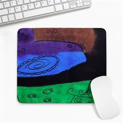 Purple Whale Large Mousepads by snowwhitegirl