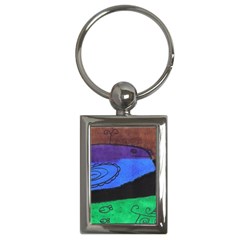 Purple Whale Key Chains (rectangle)  by snowwhitegirl