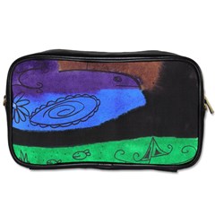 Purple Whale Toiletries Bags 2-side