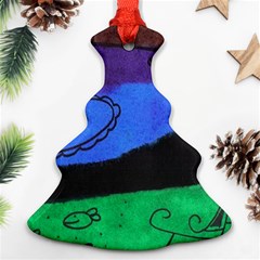 Purple Whale Ornament (christmas Tree) 