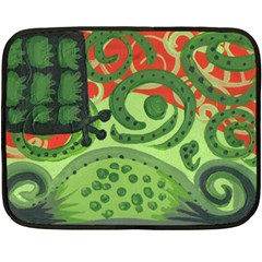 Turtle Double Sided Fleece Blanket (mini)  by snowwhitegirl