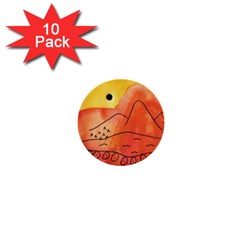 Mountains 1  Mini Buttons (10 pack) 