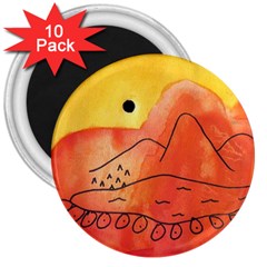 Mountains 3  Magnets (10 pack) 