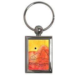 Mountains Key Chains (Rectangle) 