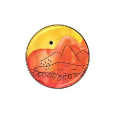 Mountains Hat Clip Ball Marker