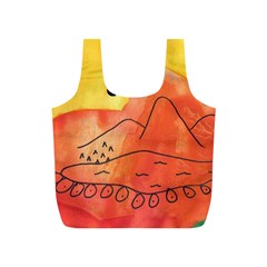 Mountains Full Print Recycle Bags (S) 