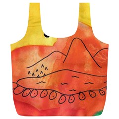 Mountains Full Print Recycle Bags (L) 