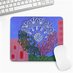 Pink Houses Large Mousepads