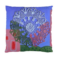 Pink Houses Standard Cushion Case (two Sides) by snowwhitegirl