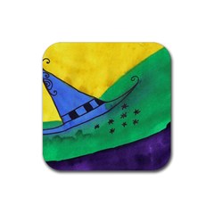 Hat Rubber Coaster (square)  by snowwhitegirl