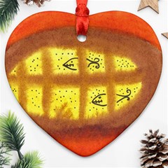 Fish Egg Ornament (heart) by snowwhitegirl