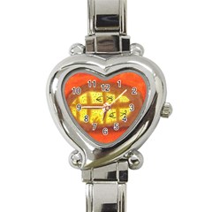 Fish Egg Heart Italian Charm Watch by snowwhitegirl