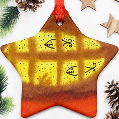 Fish Egg Star Ornament (two Sides)