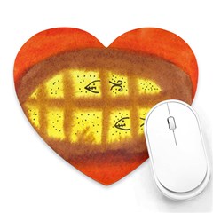 Fish Egg Heart Mousepads by snowwhitegirl